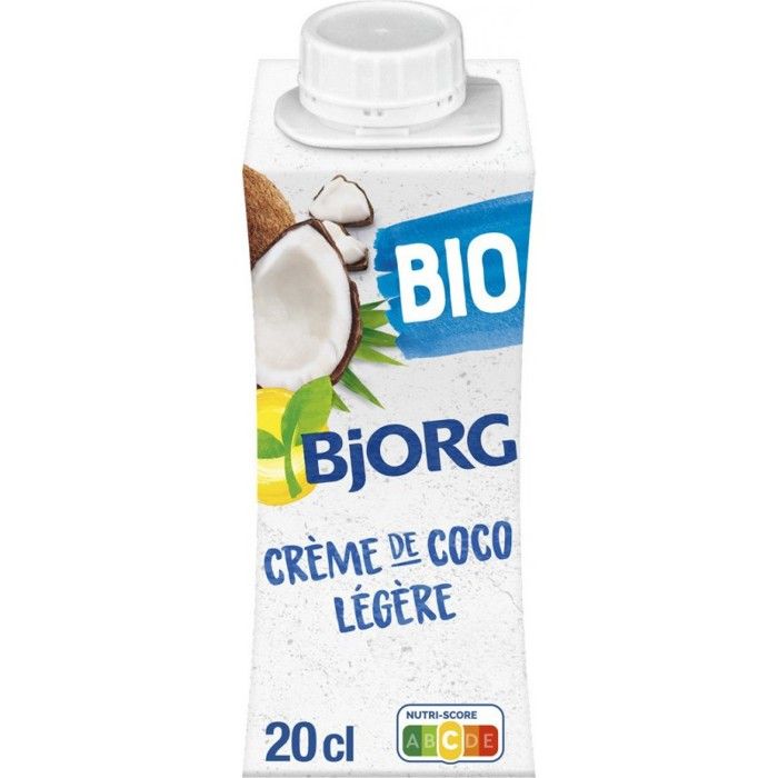 BJORG Crème de Coco Légère Bio 200ml