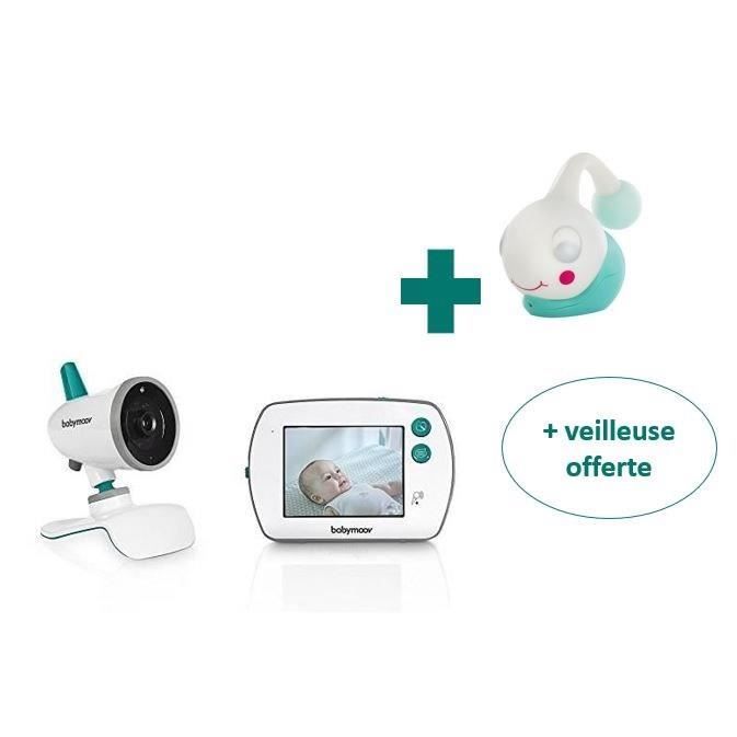 BABYMOOV Babyphone Vidéo YOO-FEEL + Veilleuse offerte
