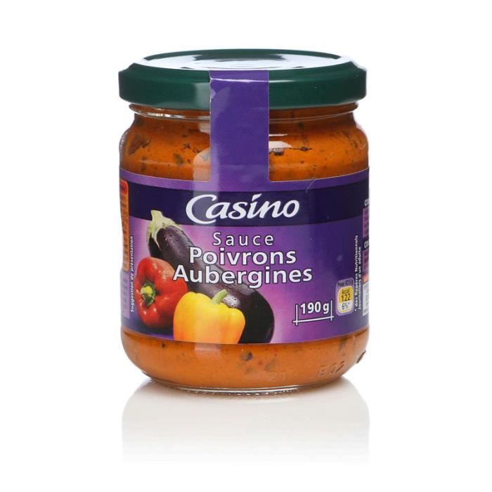 Sauce poivron et aubergines - 190g