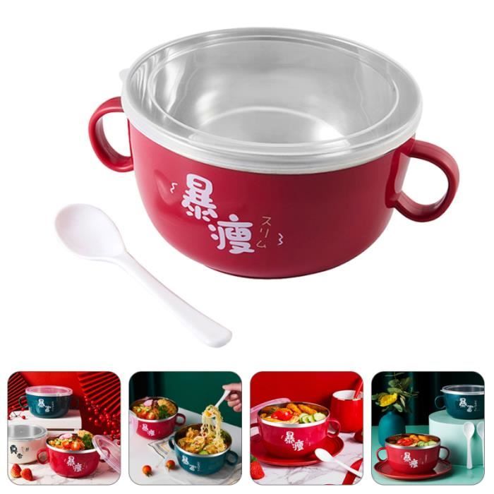 Boîte à lunch de récipient de plat de bol 1pc pour la soupe aux nouilles instantanées BOL