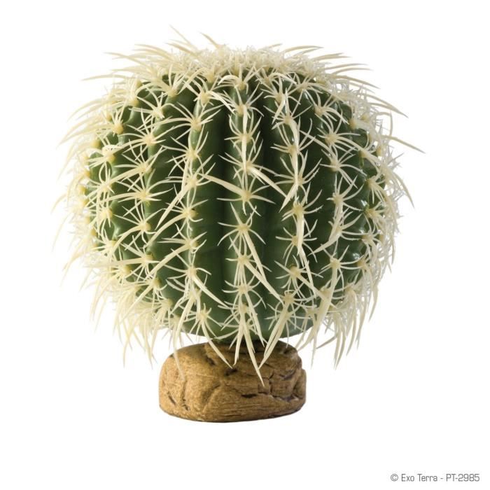 EXO TERRA Décoration Cactus Oursin - Moyen modèle - Pour les reptiles et les amphibiens