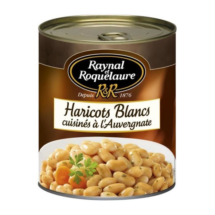 RAYNAL ET ROQUELAURE - Haricots Blancs Cuisines À L'Auvergnate 820G - Lot De 4