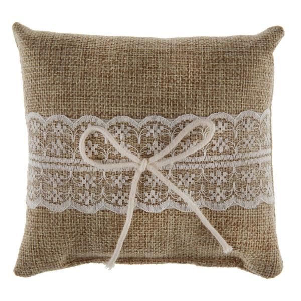 SANTEX 5336-26, Coussin d'alliances naturel dentel
