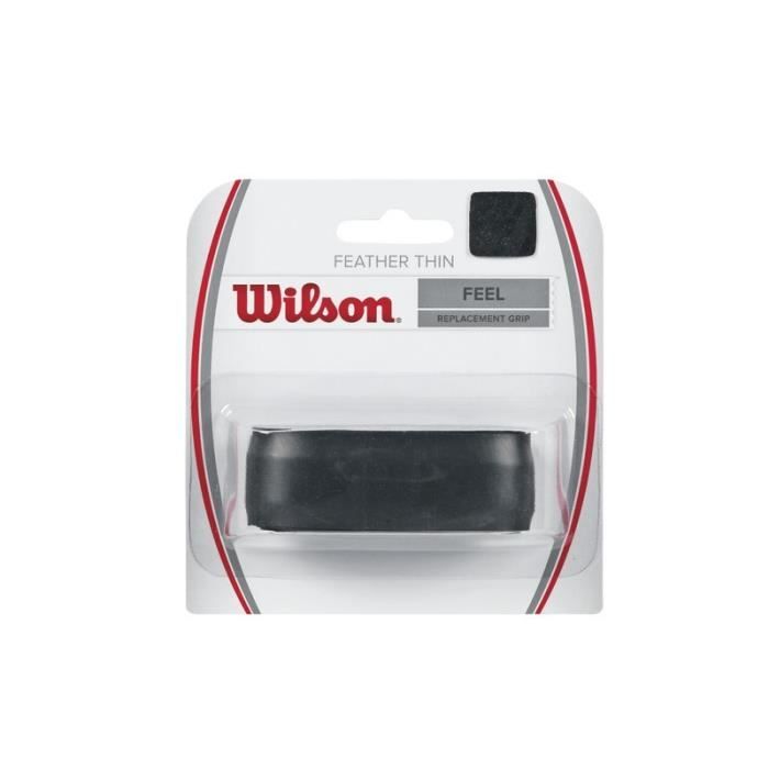 Grip badminton Wilson feathertin - noir - TU