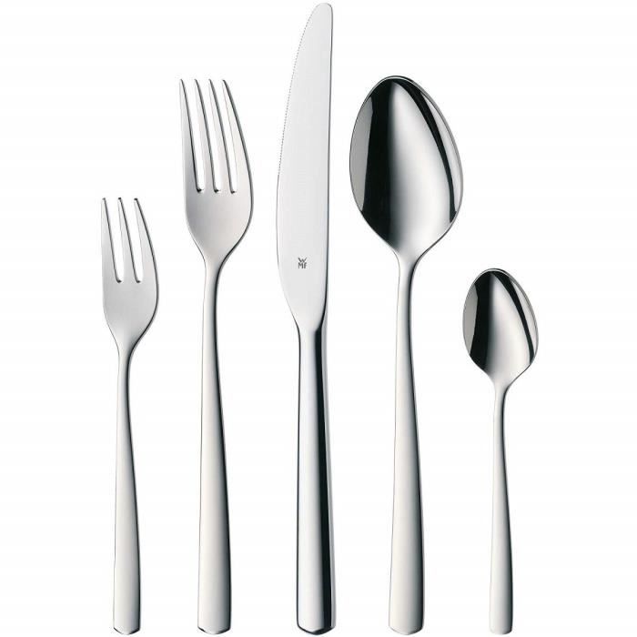 WMF Boston Set de 30 couverts - Acier inoxydable - Lot de 5x6