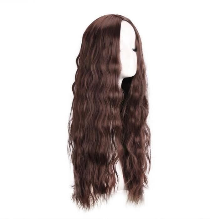 SY19960-Perruque Le fibre synthétique naturelle à haute température perruque longue cheveux synthétique bouclé