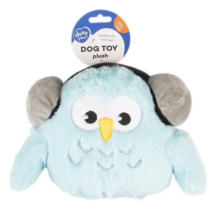 Jouet peluche pour chien hibou DJ Duvoplus Jouet peluche pour chien hibou DJ Duvoplus