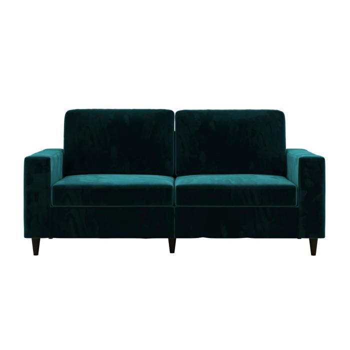 Cooper Canapé 3 places en velours vert