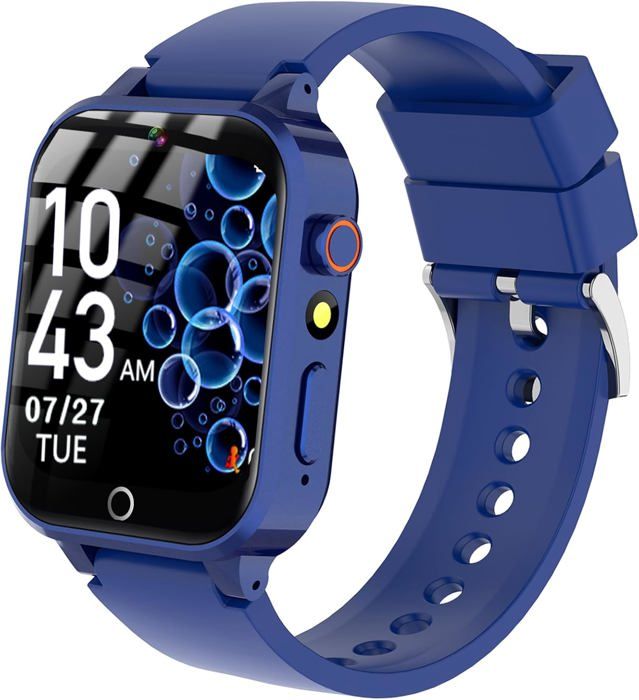Montre Connectée Enfant 26 Jeux Montre Intelligente Enfants Avec 13 Réveil Podomètre Contrôle Parental Caméra Hd Musique Lampe De