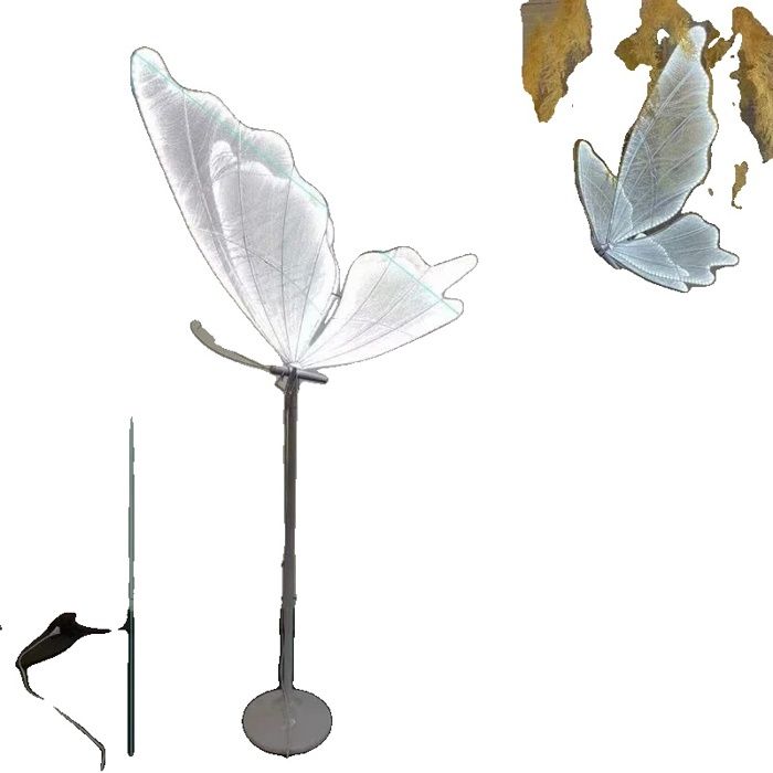 Lampadaire Décoratif Papillon LED - Lumière Blanche Atmosphérique Pour Mariage, Fête, Salon