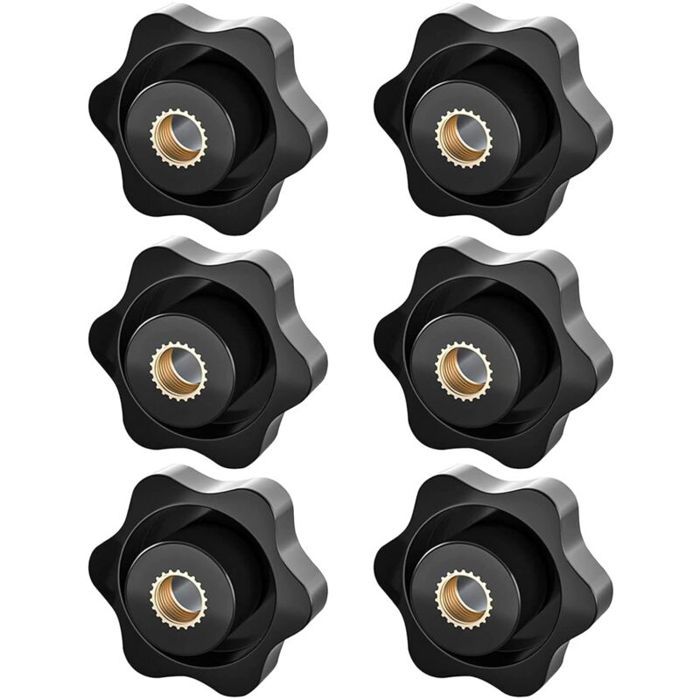 Écrou à Tête Sphérique / Poignée En Bakélite - Filetages M6 M8 M10 M12 M16 - Pour Machines-outils Et Leviers - Lot De 2 Pièces - 6