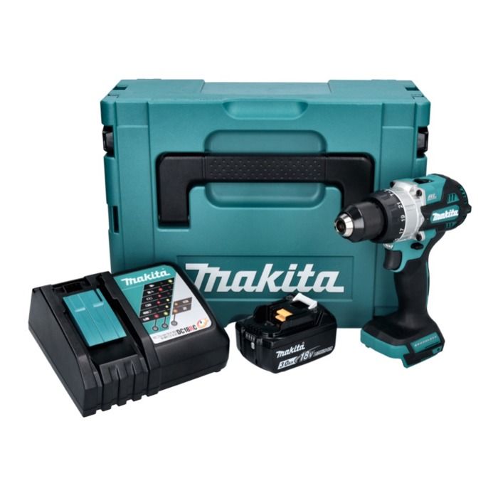 Makita DHP 486 M1 Perceuse visseuse à percussion sans fil 18 V 130 Nm Brushless + 1x batterie 4 0 Ah sans chargeur - vue 2