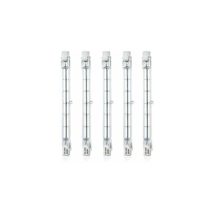 Dimmable R7S 118mm 300W Ampoule Halogène Crayon AC220-240V 5900lm J118 Projecteur Halogène Linéaire pour l’éclairage de paysage