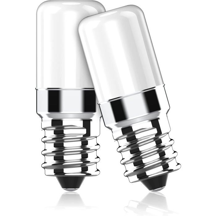 Ampoule LED réfrigérateur E14 2W remplace lampoule halogène 20W Blanc froid 6000K Lampe LED à culot E14 pour frigo hotte machine à