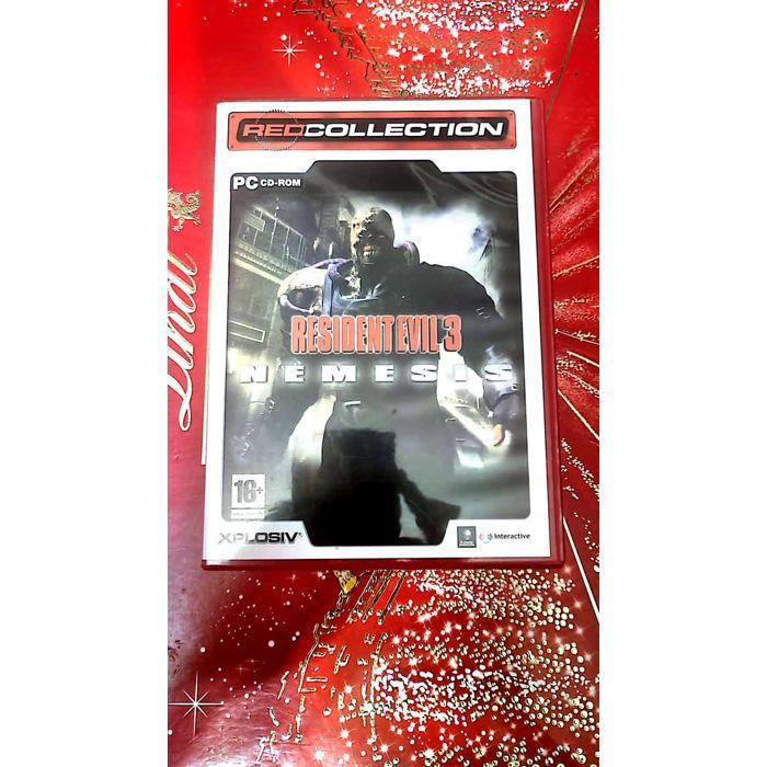 Resident Evil 3: Nemesis (PC Cd-Rom) – Jeu Vidéo Horreur Et Survie – Édition Red Collection Xplosiv – Version Capcom