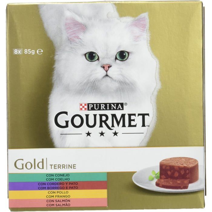 Meilleurs prix pour Terrine pour chat - GOURMET - Gourmet Purina Gold - Lot de 12 x 85 g - Saveurs variées - Texture tendre