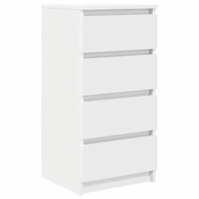 “Winter SaleTOP Armoire/Cabinet à tiroirs Blanc - Buffet blanc 375x35x76cm - bois dingénierie PRO82371