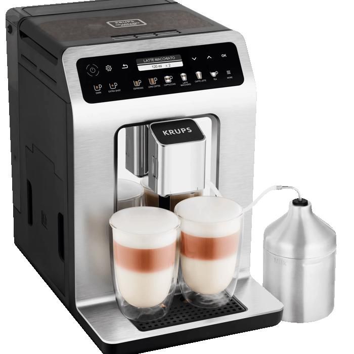 RECONDITIONNÉ KRUPS Machine à café grain Connectée avec mousseur Nettoyage automatique EA894T10-RA