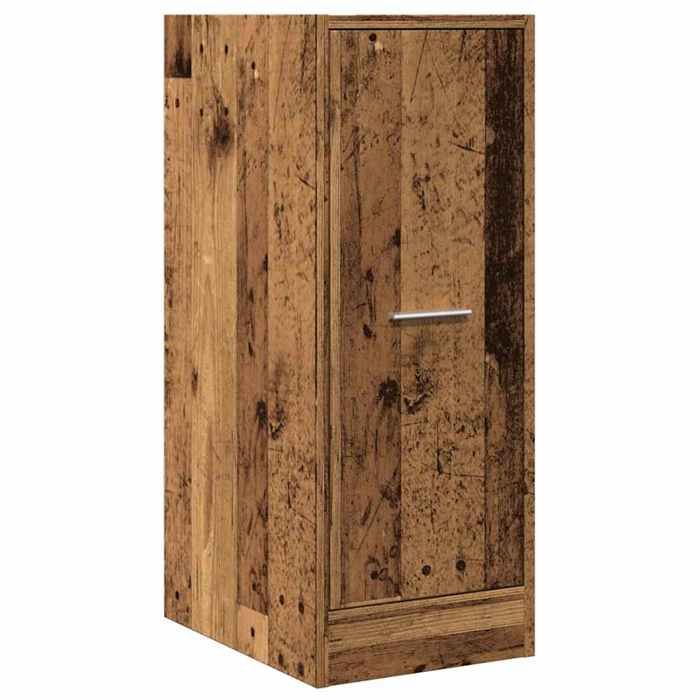 HOT SALE* Armoire dapothicaire /Classeur de rangement Pour salon - Cabinet de Rangement -vieux bois 30x41x775cm bois dingénierie