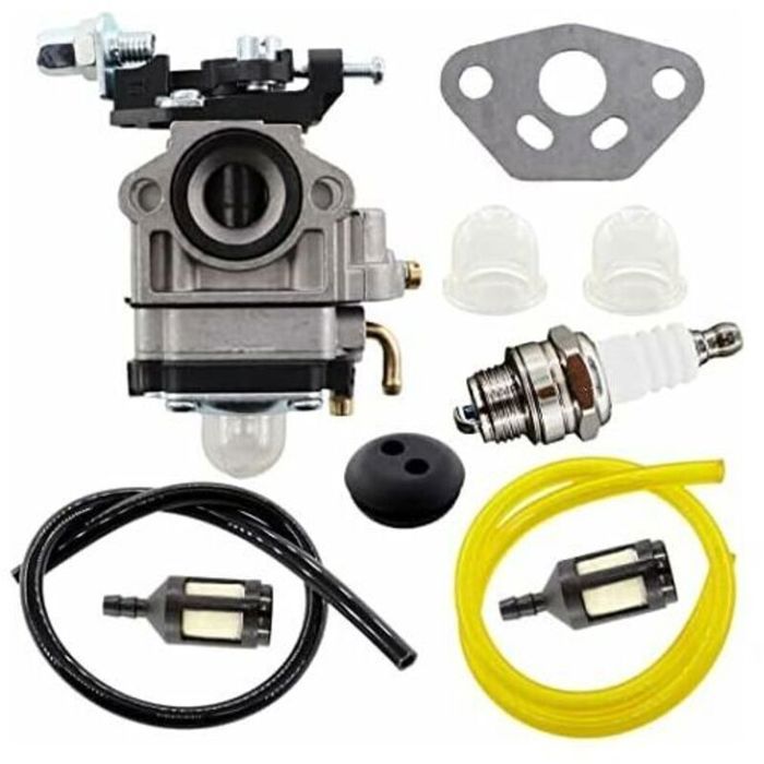 Kit de réparation pour débroussailleuse - PZCC - Mac Allister MBCP254 - Carburateur - Filtres carburant - Bougie et joint damorçage