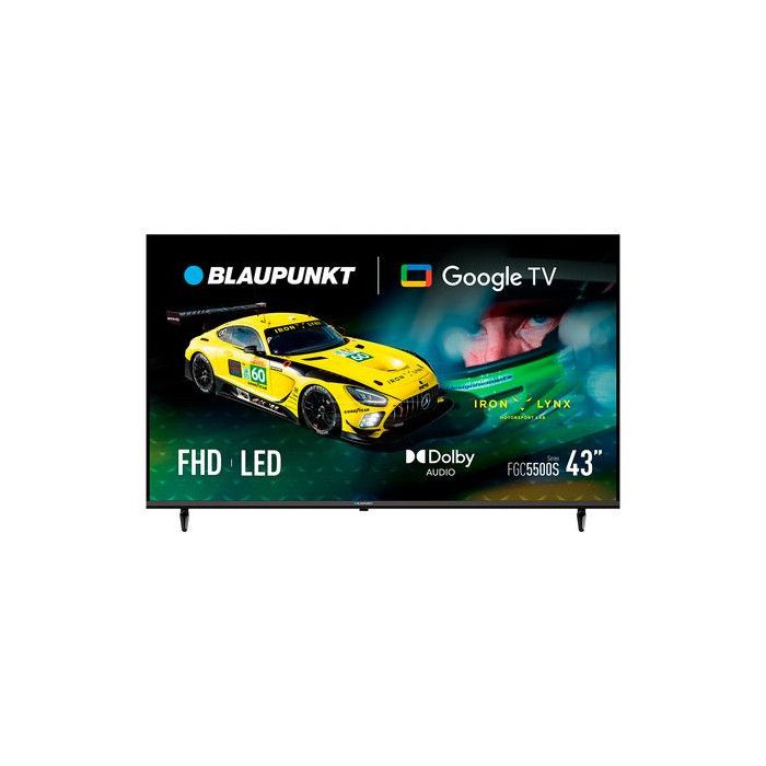 Blaupunkt TV LED 43 43FGC5500S Full HD Google TV DVB T2 Dolby Audio Wi Fi Bluetooth 5.0 Chromecast