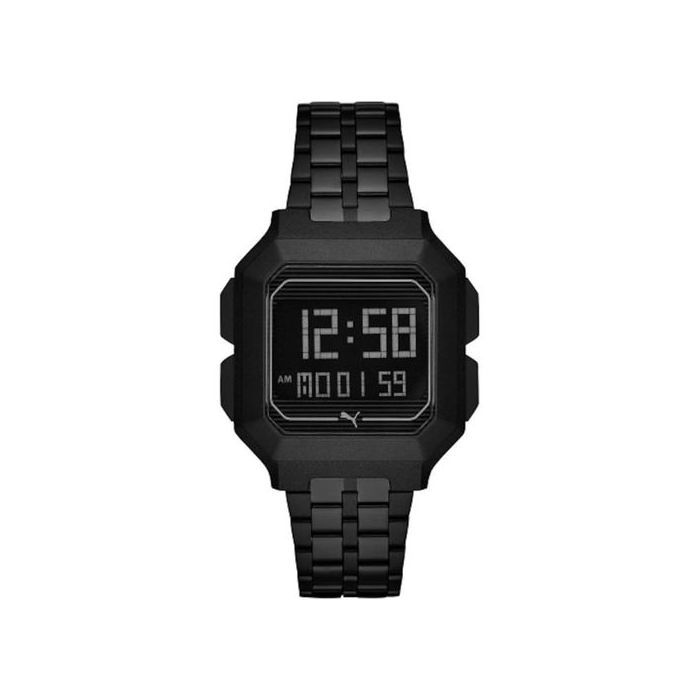 Montre homme sportive Puma Remix P5017 à quartz noire Montre homme sportive Puma Remix P5017 à quartz noire