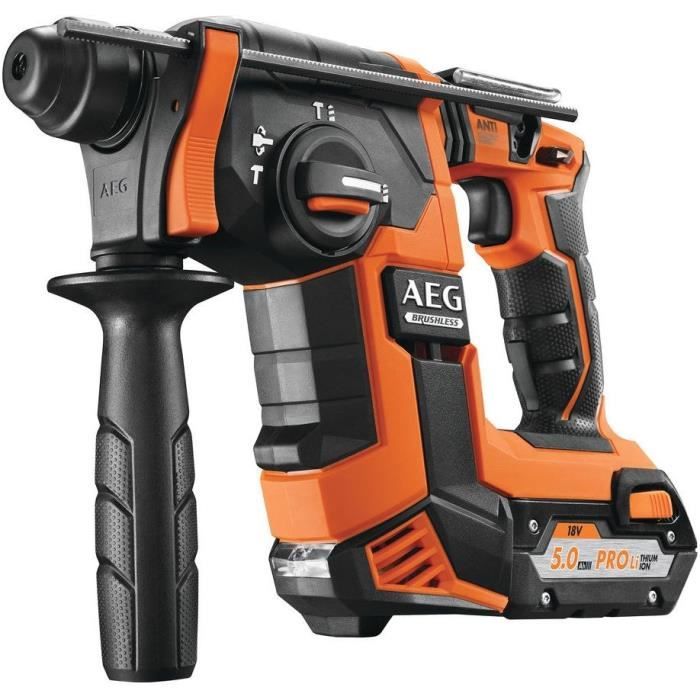 AEG POWERTOOLS Perforateur SDS+ 18V Brushless 2 x 50 Ah