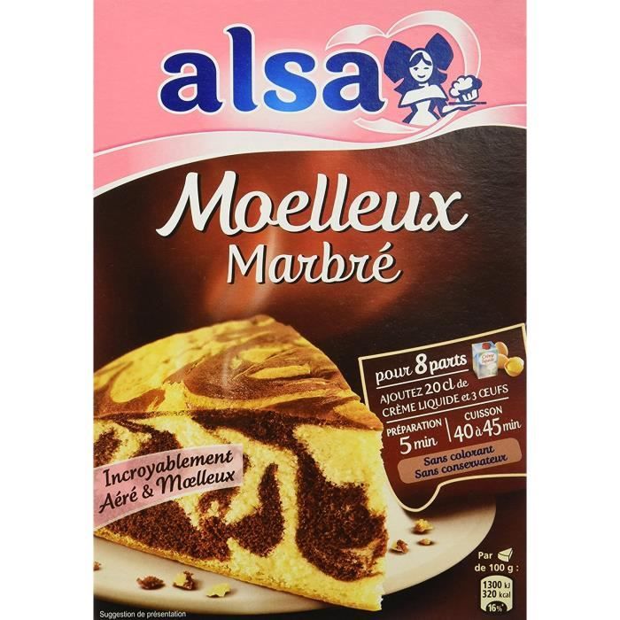 Alsa Preparation Pour Gateau Moelleux Marbre 435 G Cdiscount Au Quotidien