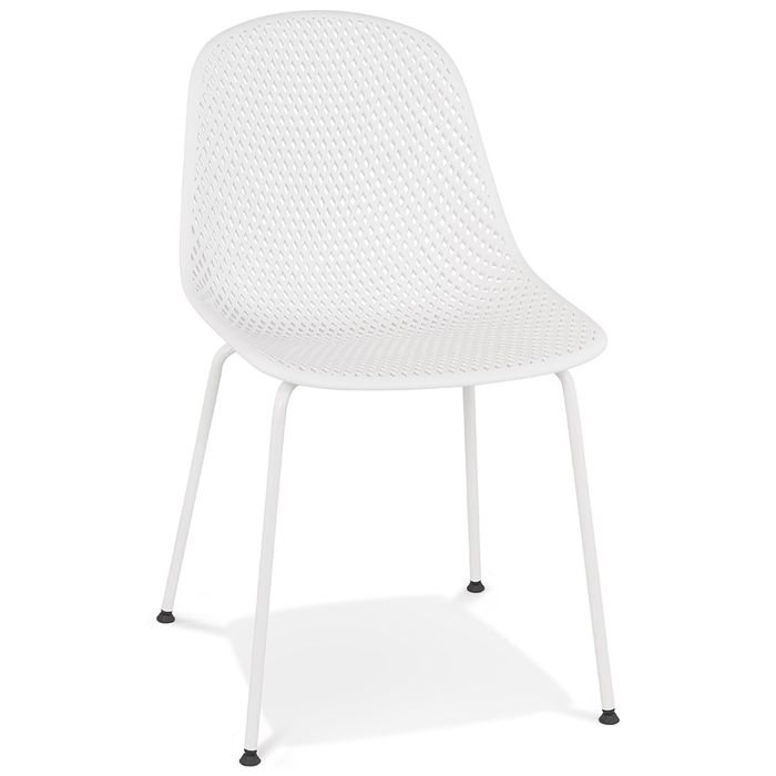 Chaise design - ALTEREGO - VIKY -Blanc - Plastique - 585x465x825 cm Chaise design - ALTEREGO - VIKY -Blanc - Plastique - 585x465x825 cm