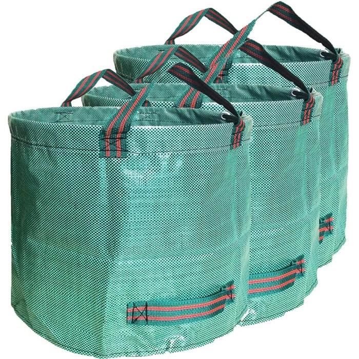Sac Déchets Verts Jardin 272L Diealles Shine - 2 Pièces, Poignées, Autonome, Imperméable
