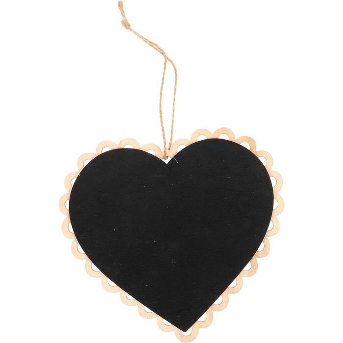 LELADY Mini Tableaux Noirs A5 - 4 Pièces Avec Supports Bois | Déco Table Élégante