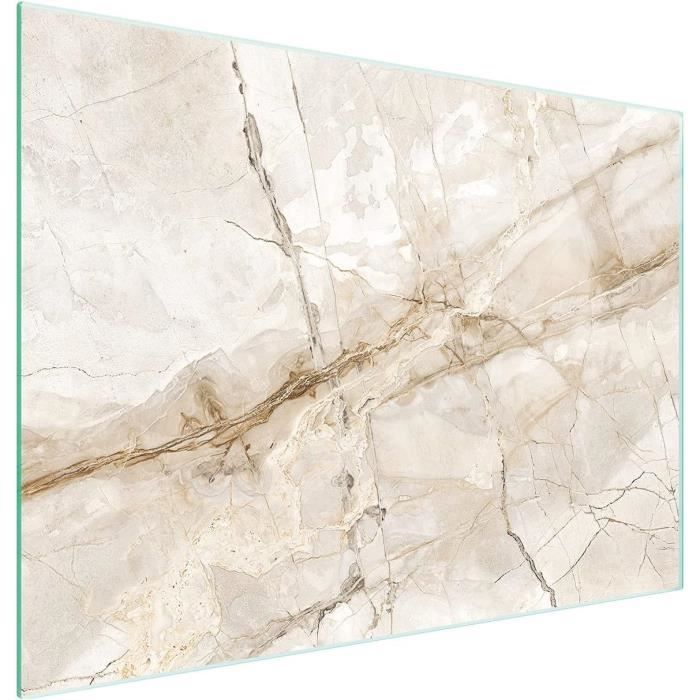 DarHaus Couvercle Pour Plaque De Cuisson Universelle En Céramique, à Induction, Planche à Découper En Verre 40 X 30 Cm, Protection Anti- éclaboussures, Plaque En Verre, Cuisine, Boire Fruit