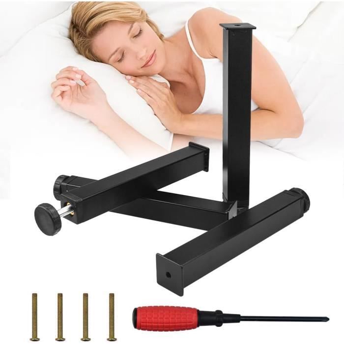 Pieds Pour Sommier à Lattes Universel, Pied De Lit Sans Perçage Hauteur: 20 Cm(+2cm) Reglable