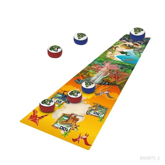 Jeu De Curling De Table Compact – Tapis 119 Cm – 8 Pierres – Voyage/famille – Dès 3 Ans