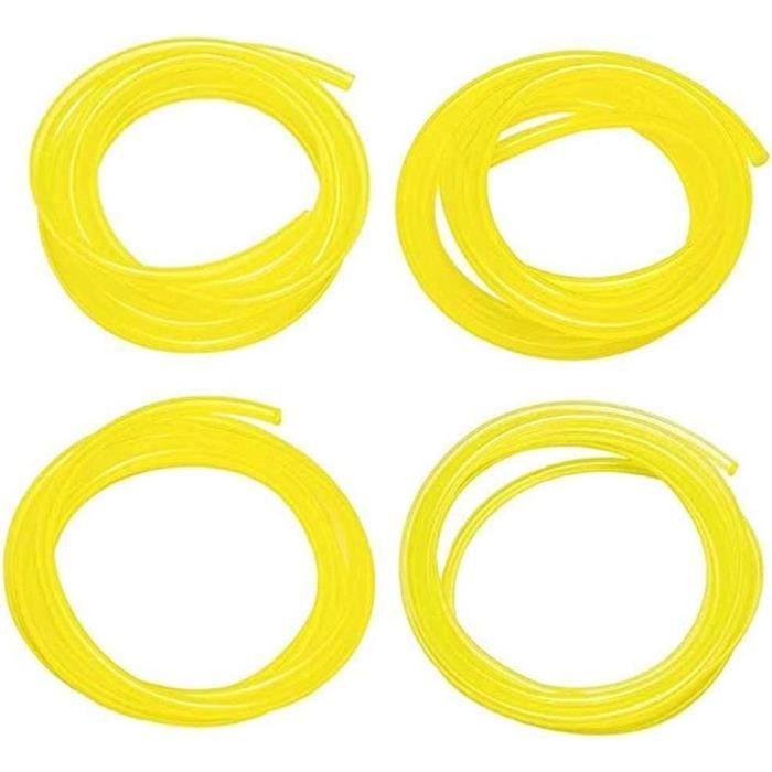 Lot De 4 Tuyaux à Essence De Différentes Tailles - Pour Tronçonneuse, Débroussailleuse, Souffleur