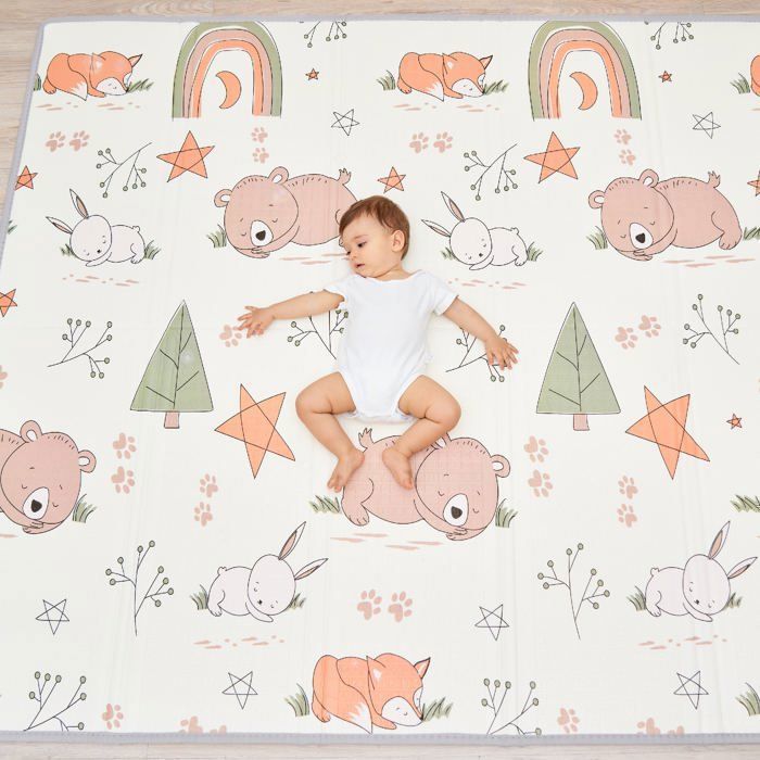 Tapis déveil pliable réversible et imperméable - 180x150x1cm Tapis