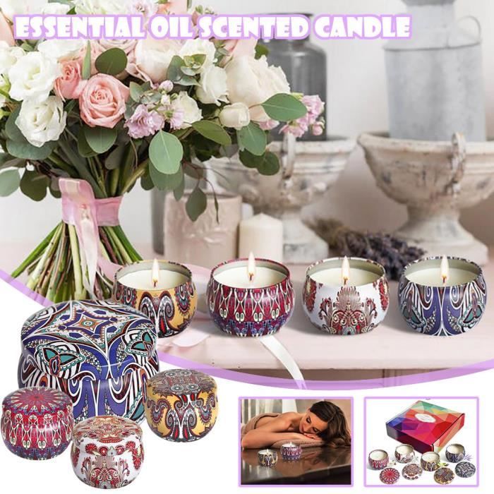 Bougie Parfumée Feels Like Home – Cire De Soja, Arôme Pomme Cuite & Vanille, 60h De Combustion