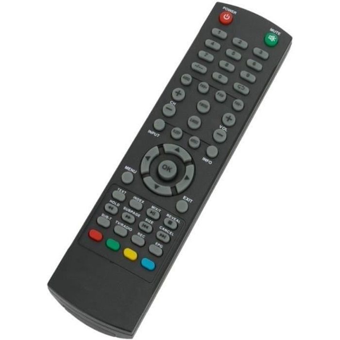 Télécommande Remplacement Pour TV Continental Edison CELED554K0119B3-2 - Neuf