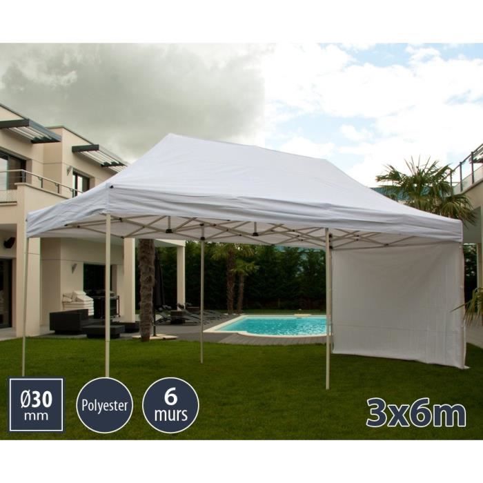 Barnum pliant 3X6M - Tente Pliante Acier - Barnum Pliant solide 3x6 e-Sunny