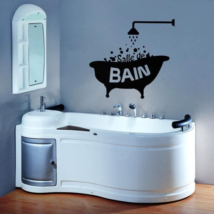 Créative Stickers muraux pour Salle de bain Décoration à la maison