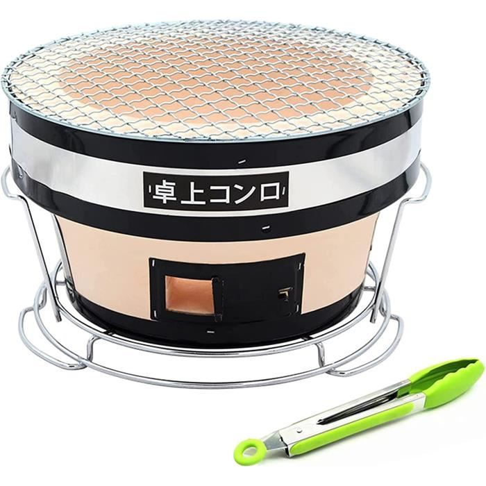 NDNCZDHC Mini Grill De Table Portable Sans Fumée – Barbecue Au Charbon Compact Pour Intérieur, Pique-Nique Et Camping