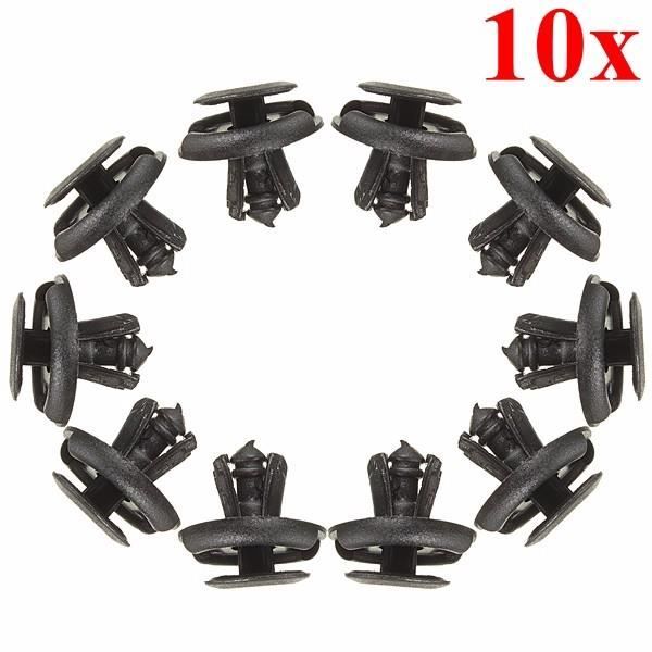 10x pare-choc support fixation clip clips pour suzuki en gris