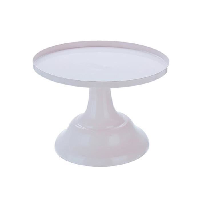 Support à Gâteaux Pioneer Woman – Base Bleue, Festonné, Mélanine Multicolore
