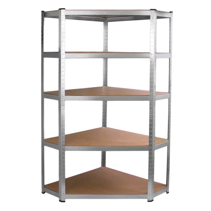 Galwix Etagère d'Angle Galvanisée 90cm - vue 2