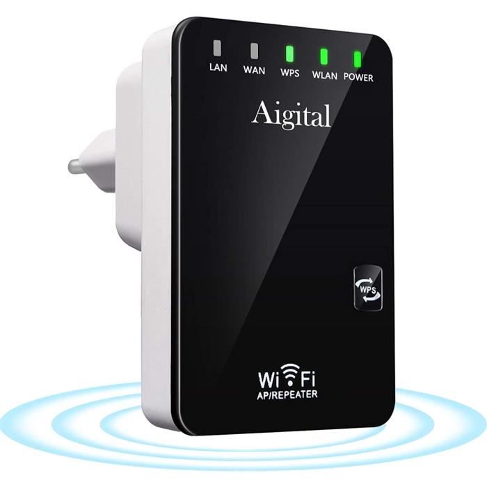 Répéteur USB WiFi, Amplificateur de Signal Filaire et sans Fil AP  Adaptateur réseau WiFi Smart TV Amplificateur Multifonctionnel, Extension  USB