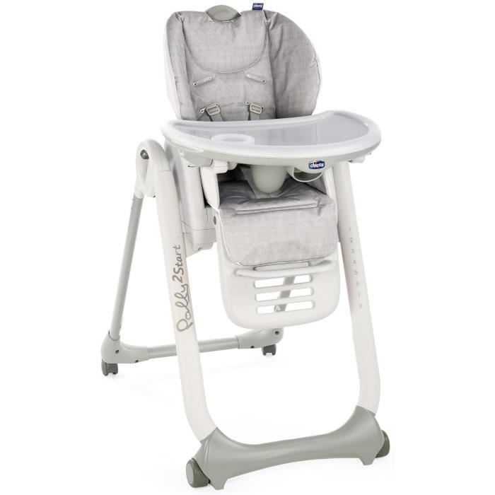 Chicco Polly 2 Start Cha Haute Pour Bebe De La Naissance A 3 Ans 15 Kg Reglable 4 Roues Dossier Entierement Inclinable En 2 Cdiscount Puericulture Eveil Bebe