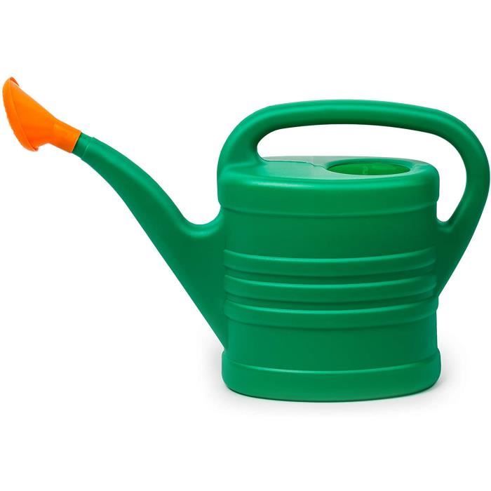 Arrosoir Métallique Galvanisé 5 Litres Avec Bec Long Et Buse D'arrosage - Pour Intérieur Et Extérieur - Design élégant Et Durable - 6