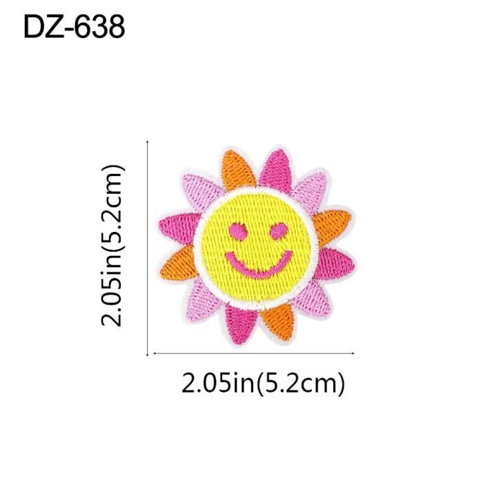 Patch Brodé Escargot Rose Thermocollant NagaPatches - Dimensions 7x6 Cm, Polyester, Décoration Vêtements