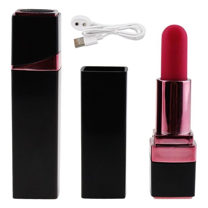 Vibrateur Voyage Forme Lèvres Rouge, Sextoy Pour Clitoris Et Massage, Neuf