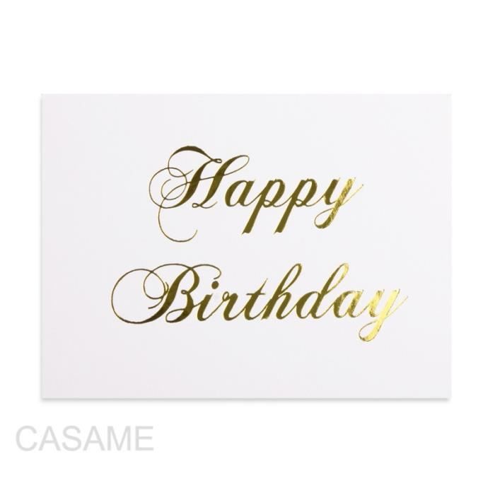 Correspondance Mini Carte De Remerciement Dore En Relief Carte De Vœux Pour Fete D Anniversaire Saint Type Happy Birthday Cdiscount Beaux Arts Et Loisirs Creatifs Correspondance Mini Carte De Remerciement Dore En Relief Carte De Vœux Pour Fete D Anniversaire Saint Type Happy Birthday Cdiscount Beaux Arts Et Loisirs Creatifs